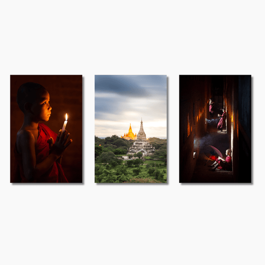 Bagan Monks - Gallery Twelve