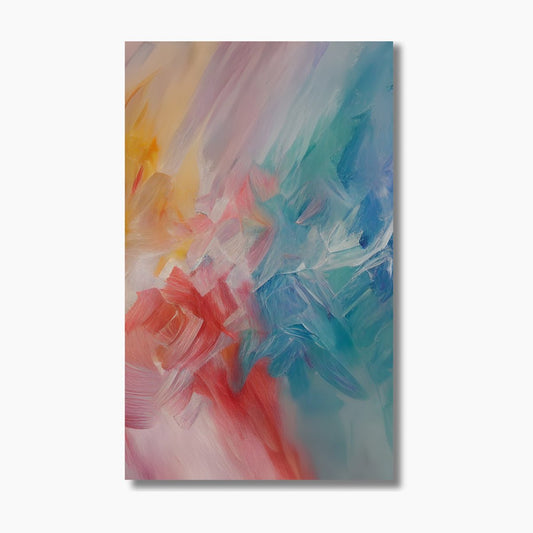 Rainbow Hues Abstract- Gallery Twelve